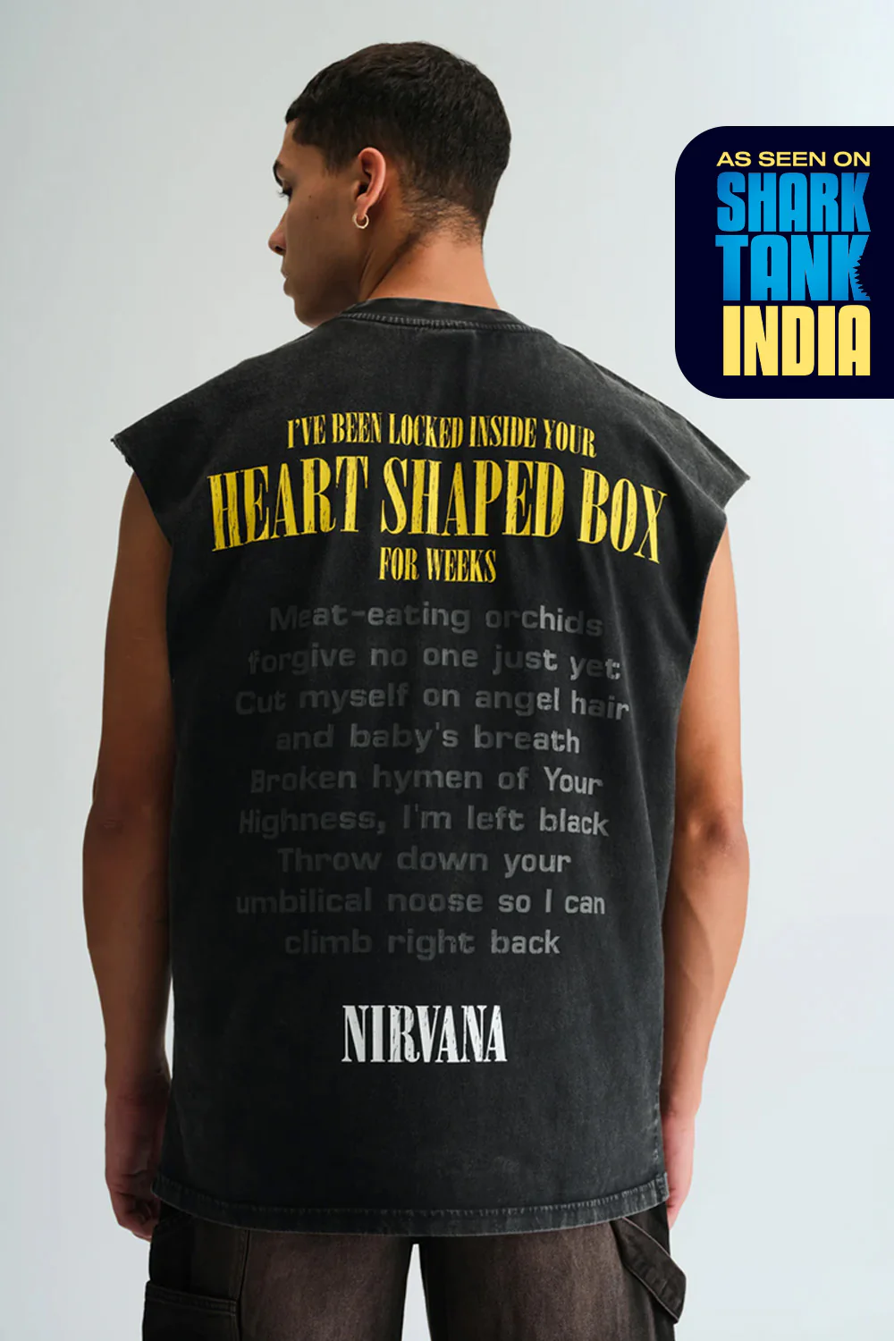 Black Nirvana Oversized Tank